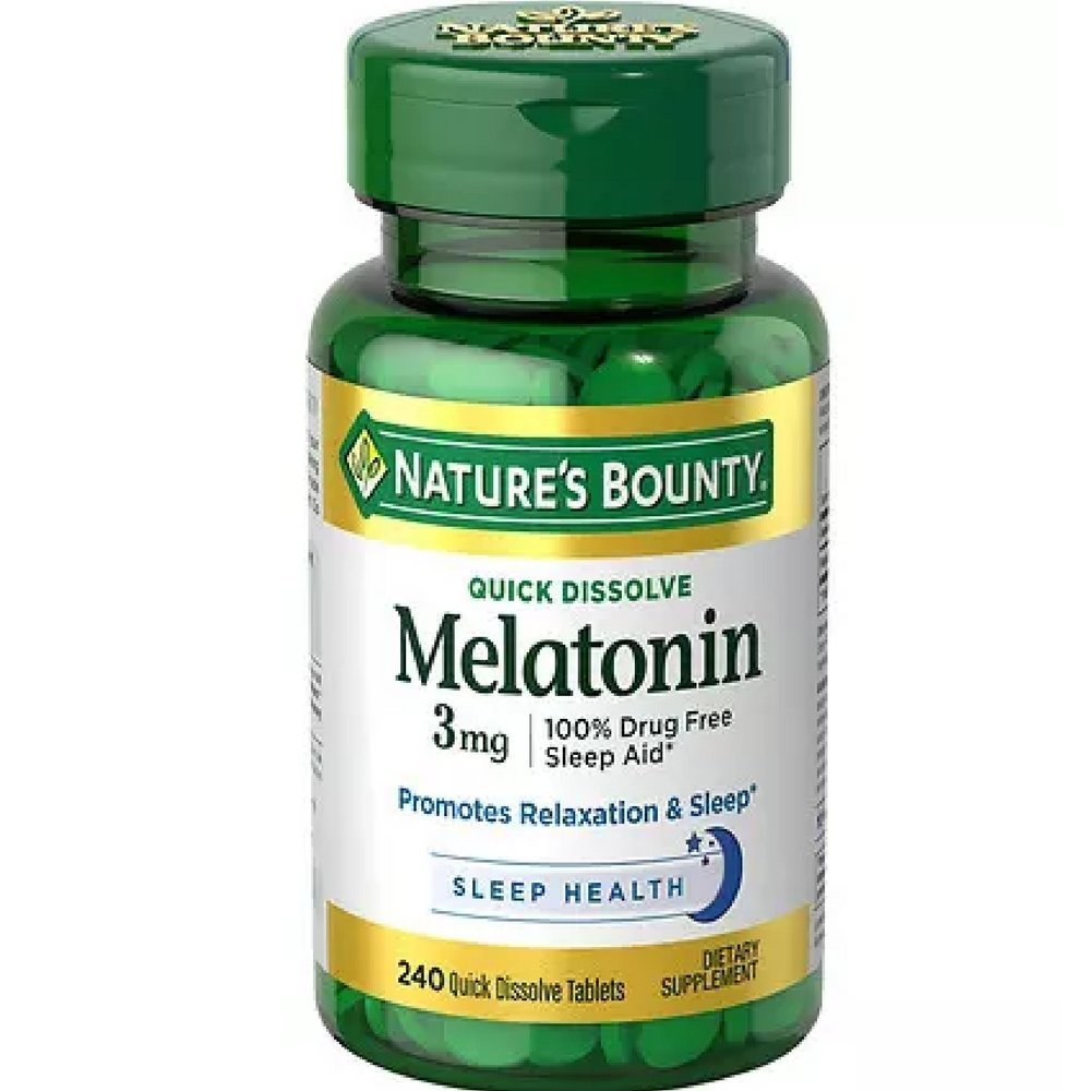Bounty Melatonine 3 mg tabletten 120 tabletten (verpakking van 2)