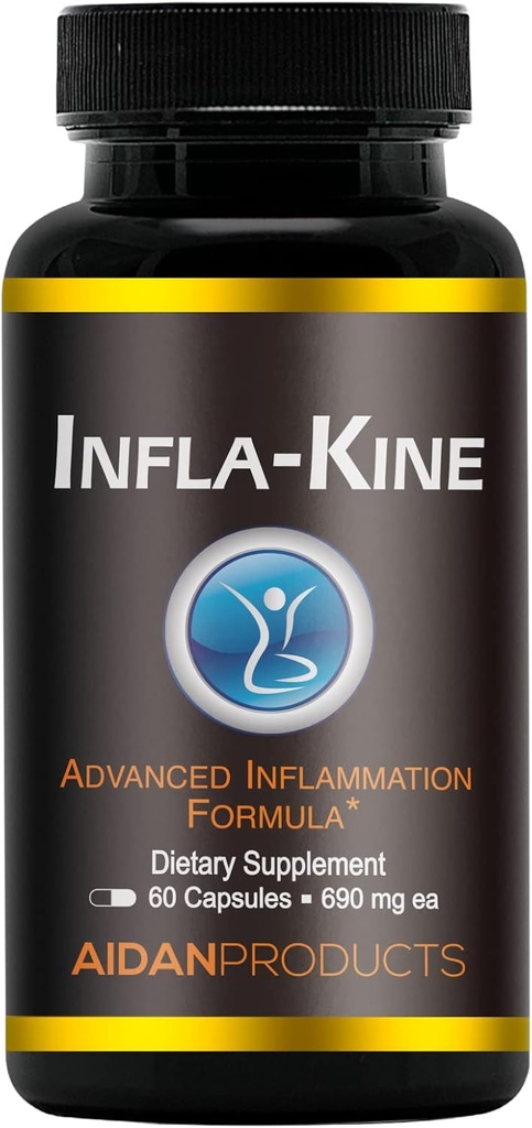 Infla-Kine Supplement, Boswellia Extract, BCM-95 & Burdock Seed Blend voor gezamenlijke mobiliteitsondersteuning, 60 capsules