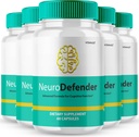 Neuro Defender Hersensupplementen voor Geheugen en Focus Capsules NeuroDefender Advanced Formula Brain Health Support Pillen, Extra Strength Nootropics Neuro Defender Alle Natuurlijke Reviews (5 Pack)