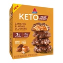 Atkins Caramel Almond Clusters, Glutenvrij, Hoog in vezels, 1g Suiker, 2g Net Carb, Keto Vriendelijk, 8 Tellen