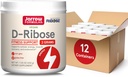 Jarrow Formulas D-Ribose Powder - 200g - Dieetsupplement ondersteunt spierherstel, energie & endurance - 100% puur - veganistisch - niet-GMO - ongeveer 90 porties, verpakking van 12
