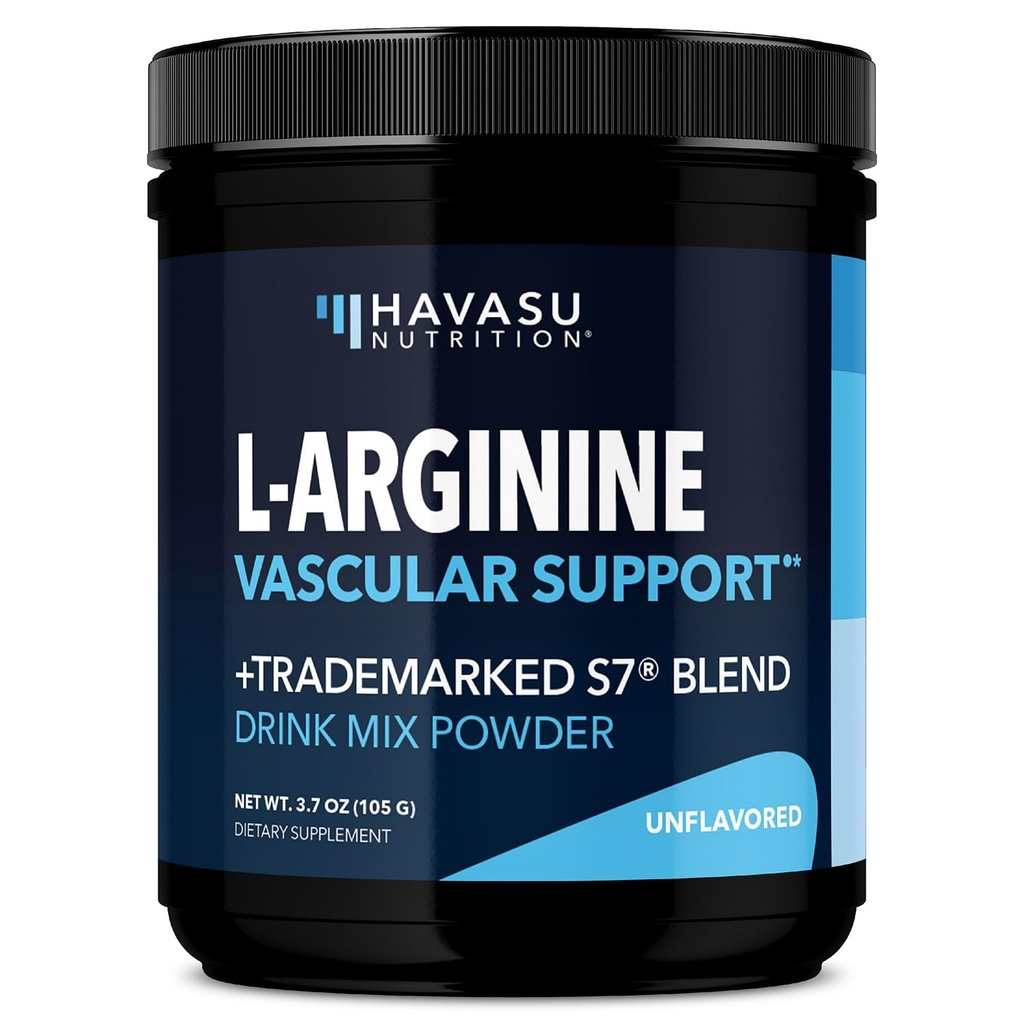 L-Arginine Powder - Nitric Oxide Supplement for Men and Women with L-Citrulline and Beet Root - Pre and Post Workout Support for Endurance and Recovery - Unflavored, 1 Month Supply (30 Scoops)