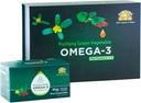 Groene plantaardige Omega 3 Plus Omega 6,7,9 gemaakt van Purslane en Perilla Zaden. Het bevat meer dan 61% concentratie van ALA Omega 3-de hoogst mogelijke zonder chemische additieven
