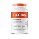 Genius Protein Powder, Vanille - Dual Protein Blend with Improved Whey Isolate & Natural Egg White for Lean Muscle Building for Men & Women - Grass-Fed Pre & Post Workout Maaltijd Vervangingsshake