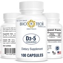 Bio Tech Vitamine D Capsule 53191024401 1 Fles, 100 per fles