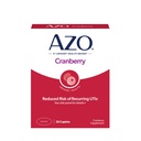 AZO Cranberry Pillen voor Urinaire Tract Gezondheid voor vrouwen en mannen, Adult Cranberry Supplement, Suikervrij, Non-GMO, 50 Softgel Capsules