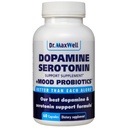 Serotonine en Dopamine Supplementen met Mood Probiotica, 5in1 Ondersteuning voor (1) Dopamine (2) Serotonine (3) Mood (4) Ontspanning (5) Focus & Hersenen, 60 capsules