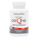 Natures Plus Beyond CoQ10-200 mg Ubichinol - 30 Easy to Swallow Softgels - High Potency, High Absorptie Supplement, bevordert de gezondheid van het hart, Antioxidant - 30 porties