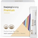 Daejang Sarang (Premium, 30 Sticks) - Psyllium Husk Dietary Fiber Supplement voor de spijsvertering gezondheid en constipatie verlichting. Plant-based natuurlijke ingrediënten, zachte formule 4,960mg.