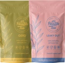 Digestieve ondersteuning Functionele kruidentheebundel: zuurreflux + Leaky Gut Tea Bundle voor Digestieve Ondersteuning & Balance