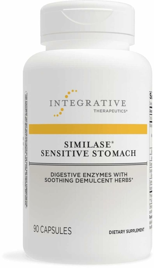 Integratieve therapieën Similase gevoelige maag - Ondersteuning voor gevoelige maag* - Dairy-Free & Vegan - 90 capsules (45 porties)