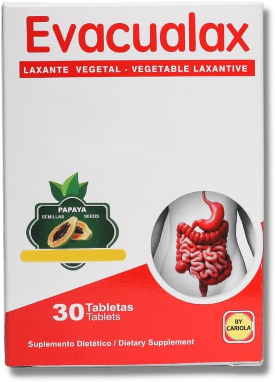 Senna Laxative Tablets - Natuurlijke plantaardige Laxative met Senna Leaf, Prune & Papaya Seed - Herbal Stool Softener for Constipatie Relief, Digestive Support, Postpartum & Travel - 30 tabletten