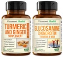 Kurkuma supplement en gemberwortel Joint Support Supplement & Glucosamine Chondroitin MSM en Kurkuma supplement