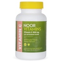 Noor Vitaminen 500 MG Halal Vitamine C Kauwtabletten + Rose HIPS en Antioxidanten I Ondersteunt Immuun Systeem I Veganistisch, Glutenvrij en Halal Vitamine 60 Oranje Smaak Kauwtabletten I 2 Maand Levering
