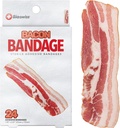 BioSwiss Kids Bandages, Bacon Shaped Zelfklevende Bandage Set, Latex Gratis, Steriele Wond Care, 24 Tellen