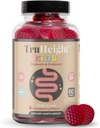 TruHeight Kids Prebiotic & Probiotic Gummies Leeftijden 2+ (Strawberry Flavor) Peugeot & Kids Alle Natuurlijke Gut Health, Digestieve Enzymen & Constipatie Relief Supplement - Pediatrie Aanbevolen Vitaminen