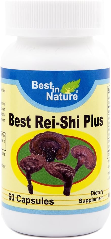 Beste Rei-Shi Plus - Slaap beter, verbeteren Immuun- en leverfunctie- Premium biologische Rei-Shi paddo Extract