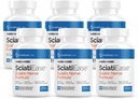 SciatiEase Sciatic Nerve Health Support Supplement - Zenuwondersteuning Formule met AlphaPalm, Pea, Vitamine B Complex, Alpha Lipoic Acid 300mg - 6 flessen