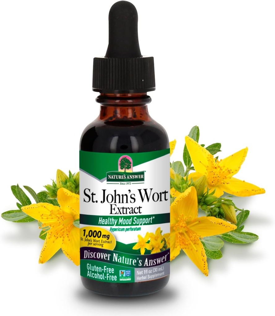 Antwoord St. John's Wort Alcoholvrij Liquid Extract (Hypericum Perforatum)