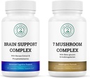 Mindful Focus Bundle - 7 Paddenstoelen Complex & Brain Ondersteuning voor Cognitive Clarity en Nootrope Enhancement