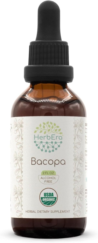 HerbEra Bacopa B60 USDA Organische Tinctuur 