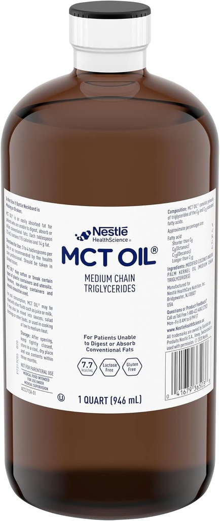 Nestle Mct Oil, voor spijsverteringsproblemen, 1 EA