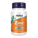 NOW Voedingssupplementen, Zink (Zinc Gluconaat) 50 mg, Ondersteunt Enzyme functies*, Immuunondersteuning*, 100 tabletten