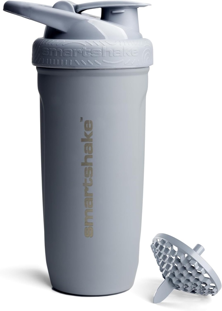 Smartshake Versterk RVS Protein Shaker Bottle 900 ml 
