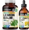 BIO KRAUTER Lemon Balm 250 Capsules & St. John