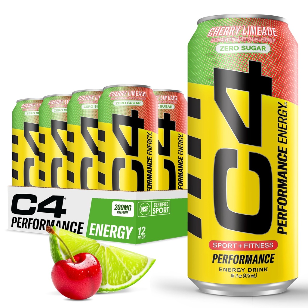 C4 Original Sugar Free Energy Drink 16oz (pakket van 12) 