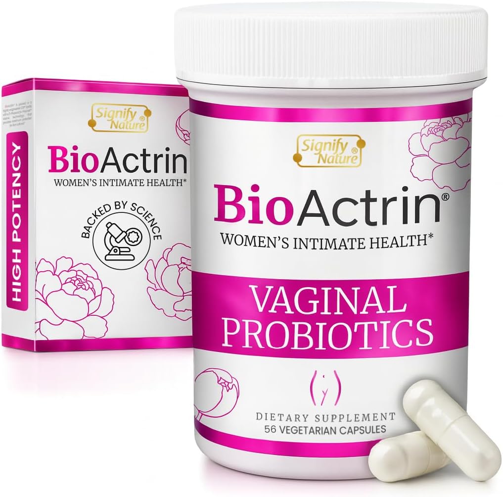 Bioactrin Vaginale Probiotica voor vrouwen - Geformuleerde Bacterial Vaginosis Treatment, Gistinfectie en Vaginitis Relief - BV Behandeling voor Vrouwen Probiotische- pH Vrouwelijke Vaginitis Ondersteuning - 56 Pillen