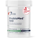 Designs for Health ProbioMed 100 - Probiotica for Dispensive Health - 10 Strains with Lactobacillus Acidophilus Probiotic + Lactobacillus Rhamnosus - Gut Health + Immune Support Supplement (30 Caps)