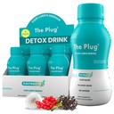 De Plug Lever Reiniging Detox & Repair Drink - Plant Based Herbal Electrolyte Drink voor lever Ondersteuning & gezondheid, opgeblazen verlichting, herstellen Antioxidanten & Mineralen 