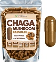 XPRS Nutra Chaga Paddo Capsules - Premium USDA Chaga Paddo Capsules- Encapsulated Chaga Paddo Poeder voor een Immunity Boost - Vegan Friendly Superfood voor Chaga Thee en Dranken - 360 Tellen