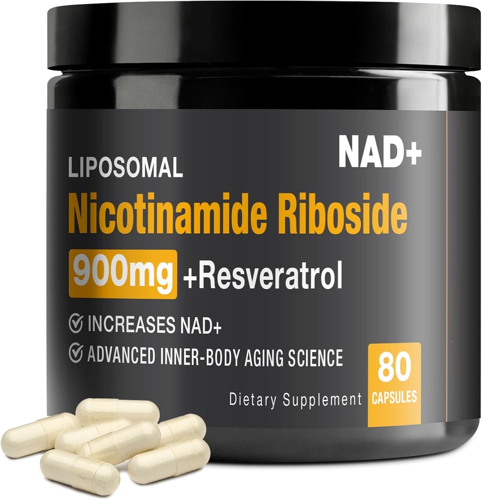 NAD+ Supplement - NAD+ met Nicotinamide Riboside (NR) en Resveratrol Quercetin 900 mg, USA-063-0911XL-115NAD