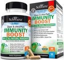 Immunity Boost supplement met vlierbessen, vitamine A, echinacea & zink + vitamine C 1000 mg capsules met zink, rozen HIPS & bioflavonoïden