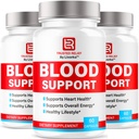 (3 Pack) Trusted Relief Blood Support Capsules - Officiële TrustedRelief Blood Support Vitamine pillen, Natuurlijke Vertrouwde Relief Advanced Premium Formule Wellness & Overal Health, 90 Capsules gedurende 3 maanden