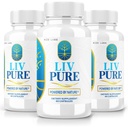 rize labs - LivPure Powered by Nature - Advanced Formula - Pure Support Dieetsupplement voor leverondersteuning, extra sterkte, veganistische, leverfunctie pillen (180 Capsules)