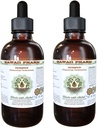 Koorts weinig alcoholvrije vloeibare extract, biologische koortsfew (tanacetum parthenium) gedroogde kruiden Glycerite Hawaii Pharm Natural Kruidensupplement 2x4 oz