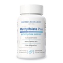 Biotics Research METHYLFOLATE PlusTM Methylfolaat, Bioactive Folaat + B12, Ondersteunt Cardiovasculaire Gezondheid, foetusontwikkeling, Zenuwgezondheid, Methylatie Support, Homocysteïne niveaus. 120 tabletten