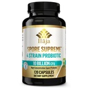 Spore Supreme Spore Based Probiotic 120 Capsule x 10 miljard / 4 Stam Formule - 4 maanden Supply - Geen koeling nodig, zuurresistant Strains, zuivelvrij