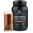 Ancient Nutrition Grass Fed, Cage Free, Bone Broth Protein Powder, 20g Proteïne, Gehydrolyseerde Collageen Peptiden, Keto & Paleo Vriendelijk, Ondersteunt Joint, Gut Health, Chocolade, 40 porties
