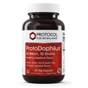 PROTOCOL VOOR HET LEVEN BALANS - ProtoDophilus - 50 miljard, 10 strains - Gezonde Intestinale Probiotische Flora ter ondersteuning van spijsverteringsfunctie en immuungezondheid - 50 Veg Capsules