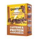 Quantum Energy Square: Energy Bar met Cafeïne & 10g proteïne. Delicious Healthy Snack On The Go. (Veganist, Glutenvrij, Sojavrij, Melkvrij) (Caffe Mocha Almond Chip)