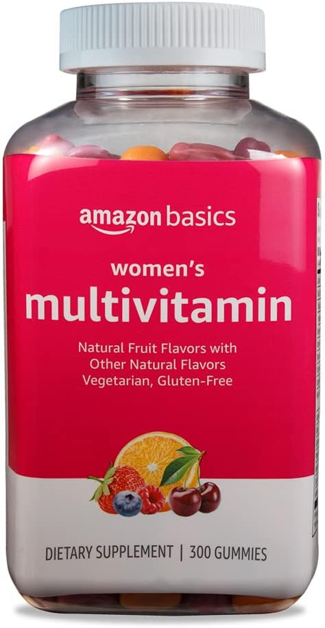 Basis Vrouwen Multivitamine, 300 Gummies (150 Servings) (voorheen Solimo)