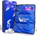 Kinetic Labs Herbruikbare Ice Pack for Injuries - Large Ice Pack for Back Pain Relief (11x14.5) - Large Ice Gel Pack for Back, Knie, Schouders, Hip