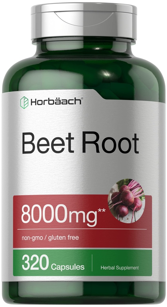Horbäach Beetwortelpoeder Capsules 8000mg 