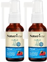 NaturaNectar - Bee Propolis Throat Spray - Unieke Throat Relief and Wellness Agent - Brazilian Bee Propolis Throat Guardian Spray - Ethical Beekeeping - Honey Bee Berry Flavor (2-Pack, 1,06 Fl Oz.)