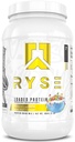 RYSE geladen eiwitpoeder - Fruitige crunch - 25g Wei Proteïne Isolaat & Concentraat met prebiotische vezels & MCT's - Low Carb, Low Sugar, Digestief-Vriendly - 27 Servers / 2 lb Tub