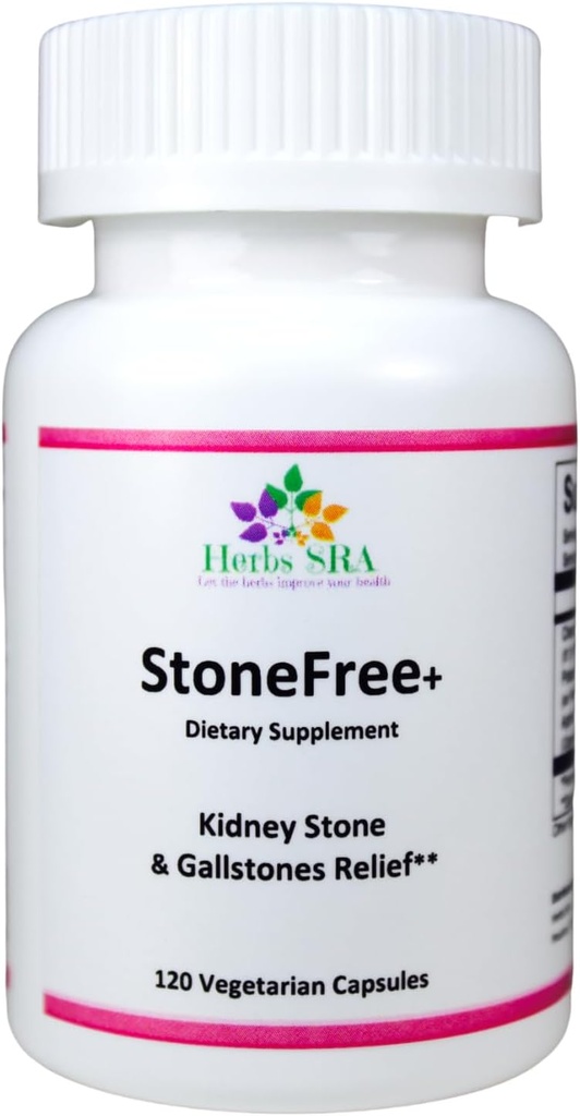 StoneFree Kruidensupplement - Natuurlijke ondersteuning voor nieren en galstenen - Chanca Piedra, Kalium citraat, Apple Cider Vinegar
